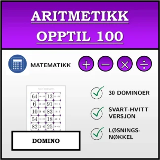Domino: Aritmetikk opptil 100