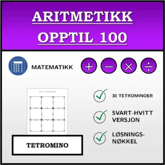 Tetromino: Aritmetikk opptil 100