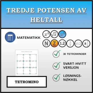 Tetromino: Tredje potensen av heltall