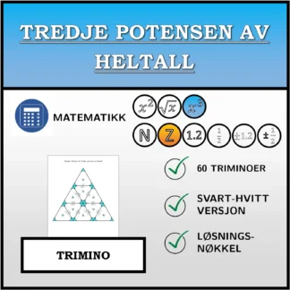 Trimino: Tredje potensen av heltall