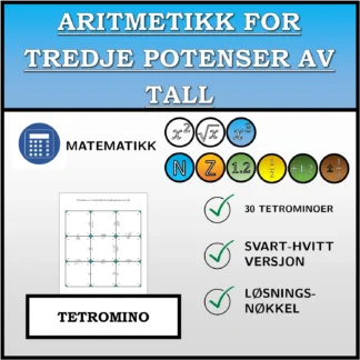 Tetromino: Aritmetikk for tredje potenser av tall