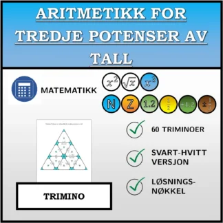 Trimino: Aritmetikk for tredje potenser av tall