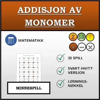 Memoryspill: Addisjon av monomer