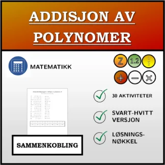 Sammenkoblingsoppgave: Addisjon av polynomer