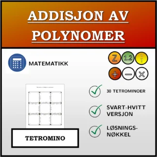 Tetromino: Addisjon av polynomer
