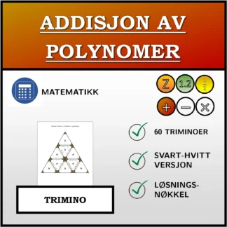 Trimino: Addisjon av polynomer