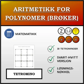 Tetromino: Aritmetikk for polynomer (brøker)