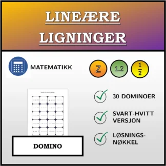 Domino: Lineære ligninger