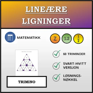 Trimino: Lineære ligninger