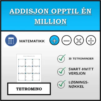Tetromino: Addisjon opptil én million