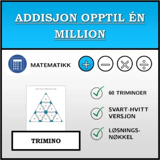 Trimino: Addisjon opptil én million