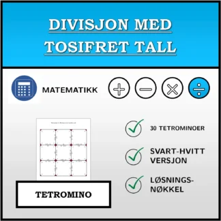 Tetromino: Divisjon med tosifret tall