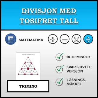 Trimino: Divisjon med tosifret tall