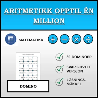 Domino: Aritmetikk opptil én million