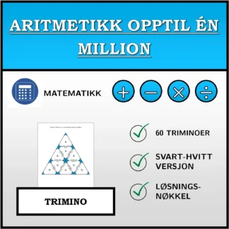 Trimino: Aritmetikk opptil én million