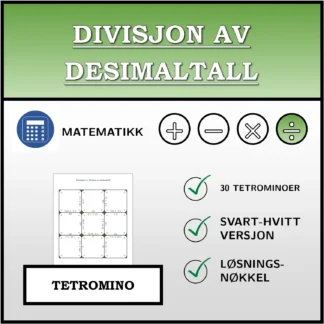 Tetromino: Divisjon av desimaltall