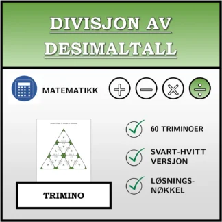 Trimino: Divisjon av desimaltall