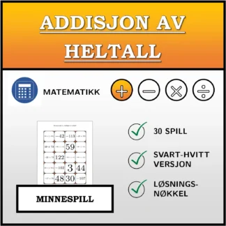 Memoryspill: Addisjon av heltall