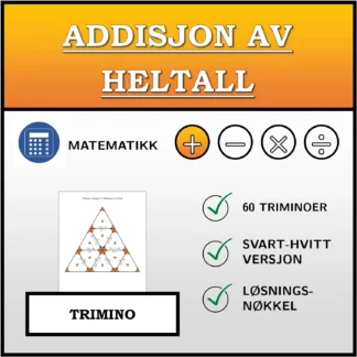 Trimino: Addisjon av heltall