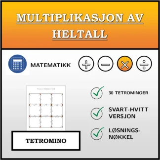 Tetromino: Multiplikasjon av heltall