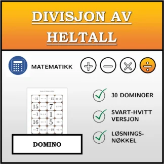 Domino: Divisjon av heltall