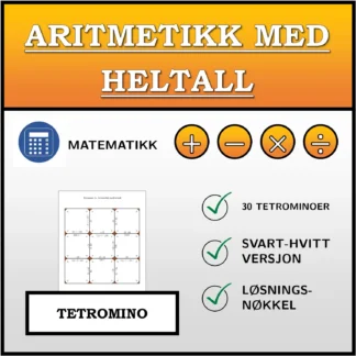 Tetromino: Aritmetikk med heltall