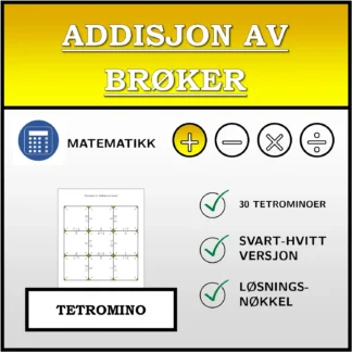 Tetromino: Addisjon av brøker