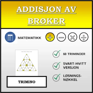 Trimino: Addisjon av brøker