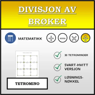 Tetromino: Divisjon av brøker