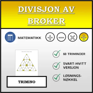 Trimino: Divisjon av brøker