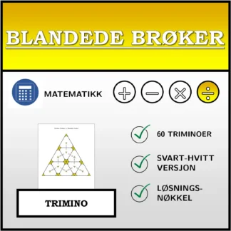 Trimino: Blandede brøker