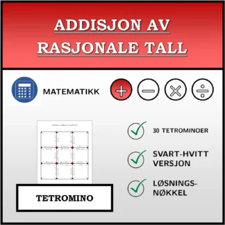 Tetromino: Addisjon av rasjonale tall