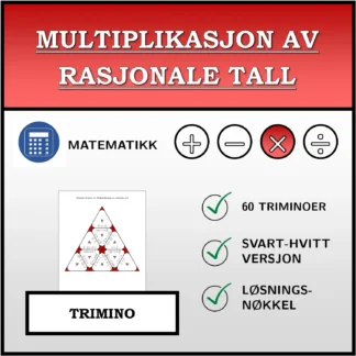 Trimino: Multiplikasjon av rasjonale tall