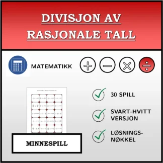 Memoryspill: Divisjon av rasjonale tall