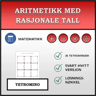 Tetromino: Aritmetikk med rasjonale tall