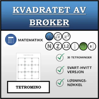 Tetromino: Kvadratet av brøker