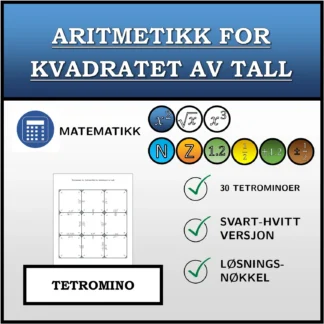 Tetromino: Aritmetikk for kvadratet av tall