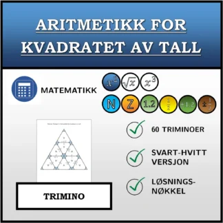 Trimino: Aritmetikk for kvadratet av tall