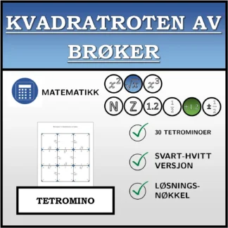 Tetromino: Kvadratroten av brøker