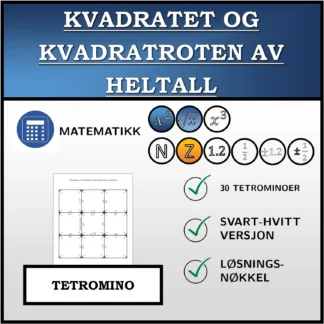 Tetromino: Kvadratet og kvadratroten av heltall